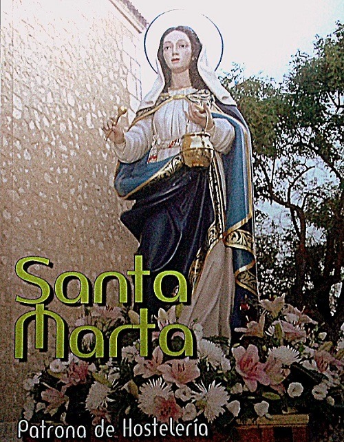 Feliz día de Santa Marta, patrona de los hosteleros